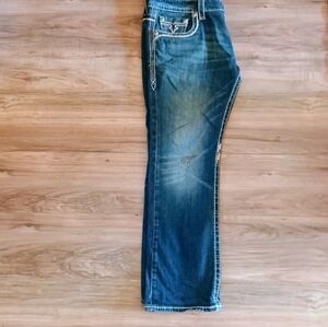 Classic Blue Straight-Leg Jeans
